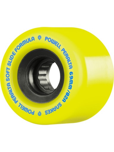 [ilu-skate-wheels-powell-peralta-82a-ssf-snakes-ii-69mm-yellow] Powell Peralta 82A SSF Snakes II 69mm Yellow