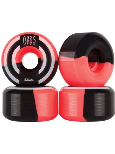 [ilu-skate-wheels-welcome-apparitions-splits-53mm-coral-black] Welcome Apparitions Splits 53mm Coral/Black