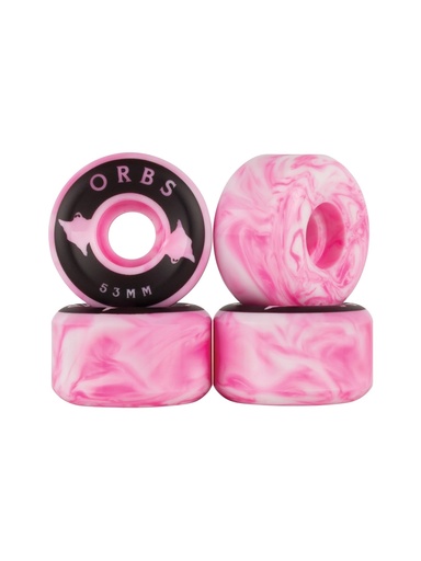 [ilu-skate-wheels-welcome-specters-swirls-53mm-pink] Welcome Specters Swirls 53mm Pink