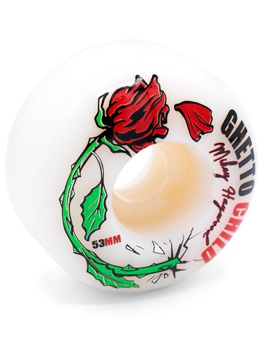 [ilu-skate-wheels-ghetto-child-101a-concrete-rose-53mm-mikey-haywood] Ghetto Child 101A Concrete Rose 53mm Mikey Haywood