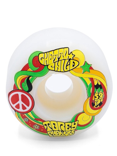 [ilu-skate-wheels-ghetto-child-101a-peace-52mm-torey-pudwill] Ghetto Child 101A Peace 52mm Torey Pudwill