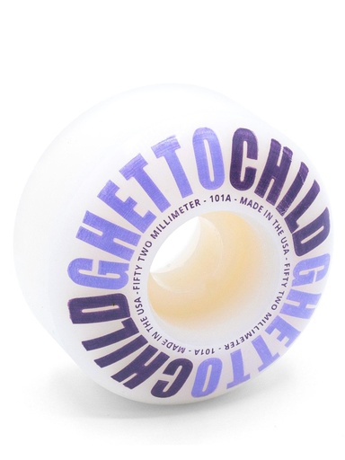 [ilu-skate-wheels-ghetto-child-101a-classic-logo-52mm-team] Ghetto Child 101A Classic Logo 52mm Team