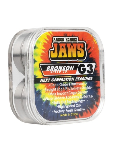 [ilu-skate-bearings-bronson-speed-co-g3-pro-aaron-jaws-homoki-tye-dye] Bronson Speed Co. G3 Pro Aaron JAWS Homoki Tye Dye