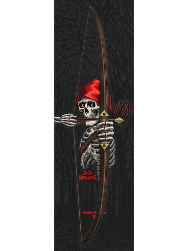 [ilu-skate-griptape-powell-peralta-zach-doelling-archer-10-5-griptape-black] Powell Peralta Zach Doelling Archer 10.5" Griptape Black