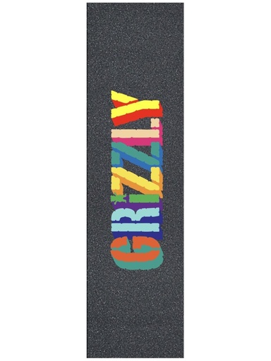 [ilu-skate-griptape-grizzly-claymation-griptape-black] Grizzly Claymation Griptape Black