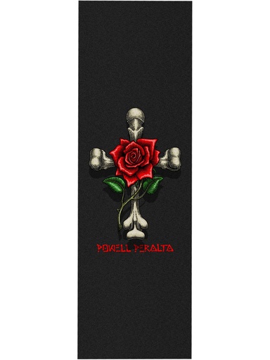 [ilu-skate-griptape-powell-peralta-rose-cross-9-griptape-black] Powell Peralta Rose Cross 9" Griptape Black
