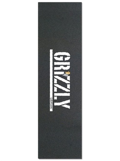 [ilu-skate-griptape-grizzly-stamp-bear-cutout-griptape-black] Grizzly Stamp Bear Cutout Griptape Black