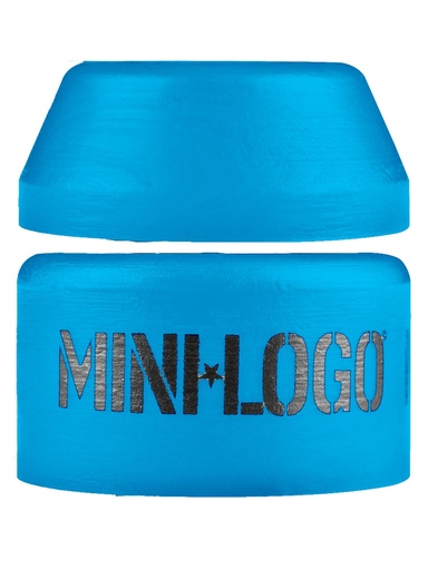 [ilu-skate-hardware-minilogo-bushings-1-set-1-truck-84a-blue-soft] Minilogo Bushings (1 Set = 1 Truck) 84A Blue (Soft)