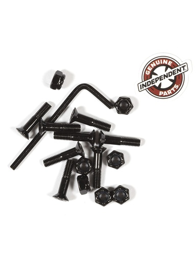 [ilu-skate-hardware-independent-genuine-parts-hardware-allen-12-pack-black] Independent Genuine Parts Hardware Allen (12 Pack) Black