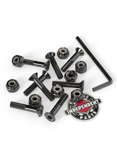 [ilu-skate-hardware-independent-genuine-parts-hardware-allen-7-8-black] Independent Genuine Parts Hardware Allen 7/8" Black