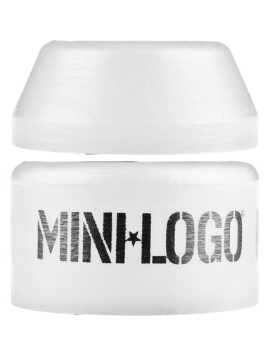 [ilu-skate-hardware-minilogo-bushings-1-set-1-truck-94a-white] Minilogo Bushings (1 Set = 1 Truck) 94A White