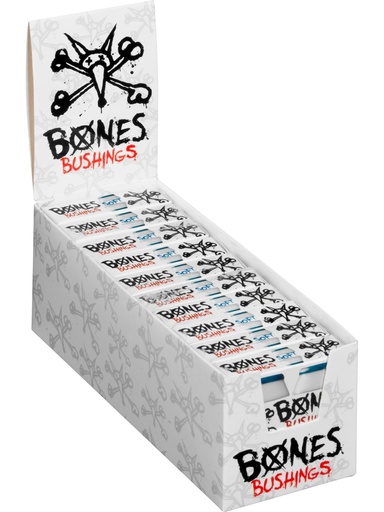 [ilu-skate-hardware-bones-wheels-hardcore-bushings-10er-pack-soft-white] Bones Wheels Hardcore Bushings (10er Pack) Soft - White