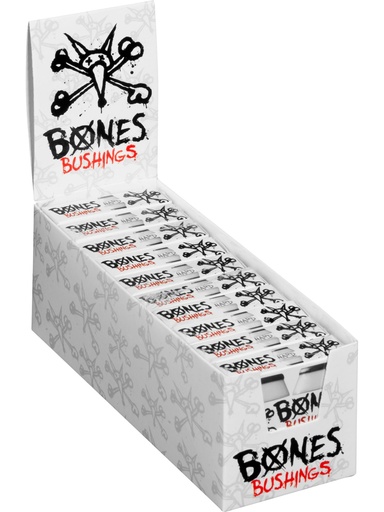 [ilu-skate-hardware-bones-wheels-hardcore-bushings-10er-pack-hard-white] Bones Wheels Hardcore Bushings (10er Pack) Hard - White