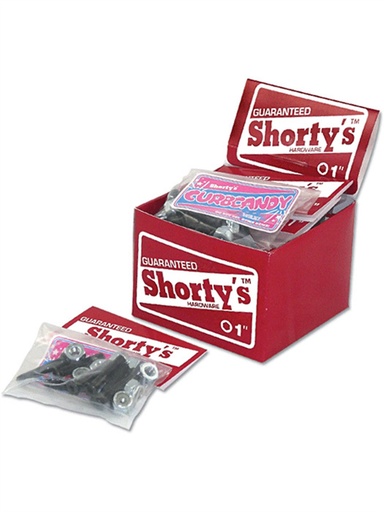 [ilu-skate-hardware-shorty-s-1-shorty-s-allen-10-pack-black] Shorty's 1" Shorty's Allen (10 Pack) Black