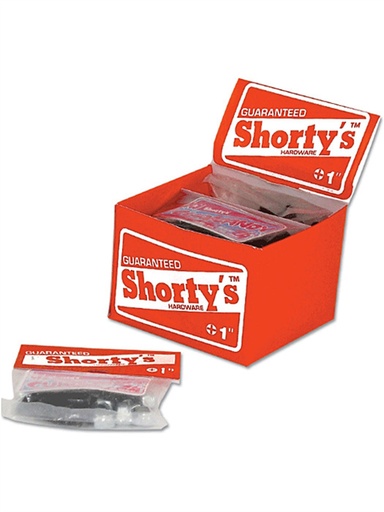 [ilu-skate-hardware-shorty-s-1-shorty-s-phillips-10-pack-black] Shorty's 1" Shorty's Phillips (10 Pack) Black