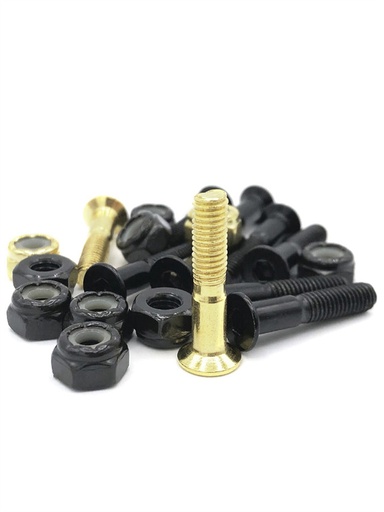 [ilu-skate-hardware-broski-nick-steenbeke-1-black-gold-hardware-black-gold] Broski Nick Steenbeke 1" Black & Gold Hardware Black/Gold