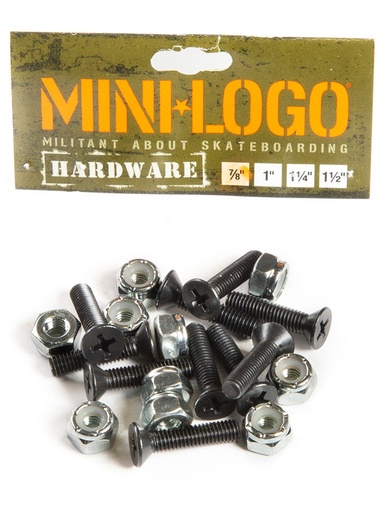 [ilu-skate-hardware-minilogo-hardware-phillips-black] Minilogo Hardware Phillips Black