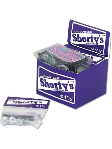 [ilu-skate-hardware-shorty-s-1-1-2-shorty-s-phillips-10-pack-black] Shorty's 1 1/2" Shorty's Phillips (10 Pack) Black