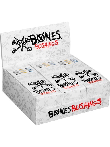 [ilu-skate-hardware-bones-wheels-hardcore-bushings-30er-pack-hard-white] Bones Wheels Hardcore Bushings (30er Pack) Hard - White