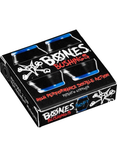 [ilu-skate-hardware-bones-wheels-hardcore-bushings-2set-soft-black] Bones Wheels Hardcore Bushings (2Set) Soft - Black