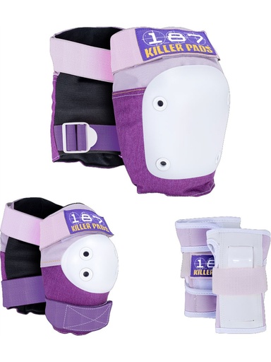 [jf-protection-141085] 187 Killer Pads - Junior Pads Six Pack - Purple