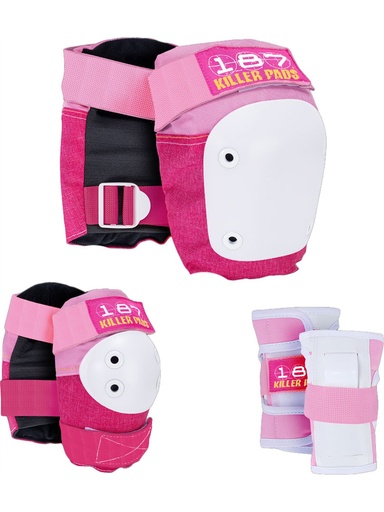 [jf-protection-141077] 187 Killer Pads - Junior Pads Six Pack - Pink