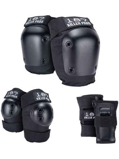 [jf-protection-141071] 187 Killer Pads - Pre-K Pads Six Pack - Black