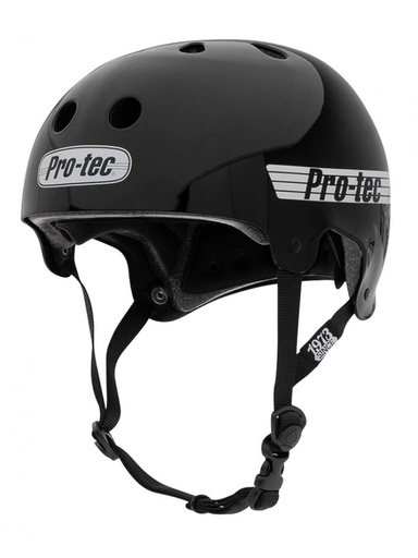 [jf-protection-118324] Pro-Tec - Old School Cert Helmet - Black Glossy