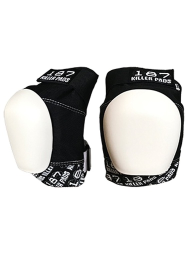 187 Killer Pads - Pro Knee Pads - Black/White/White