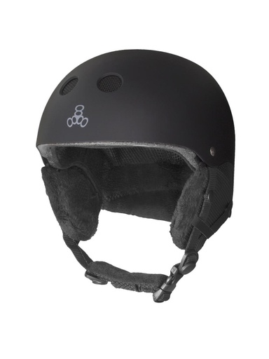 Triple 8 - Audio Snow with Halo Liner - Black Rubber
