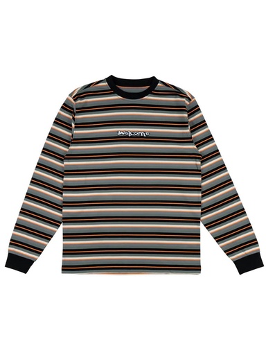 [ilu-clothes-real-114730-19397] Welcome - Surf Stripe Yarn-Dyed L/S Knit - Duck
