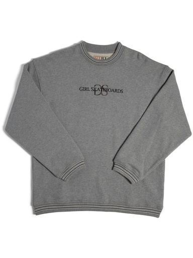 Girl - GS Embroidered Crew - Grey