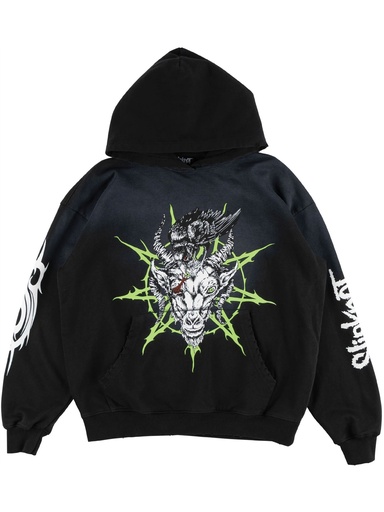 Welcome - Ravenous Sun Fade Hoodie - Black