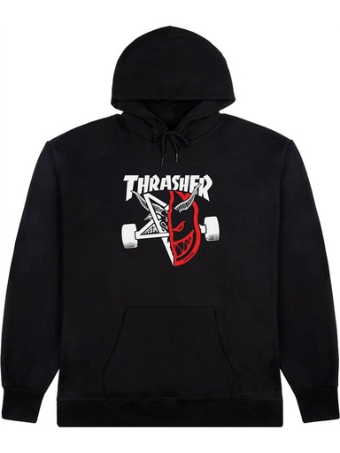 Thrasher - Thrasher x Spitfire Thrash & Burn Hoodie - Black