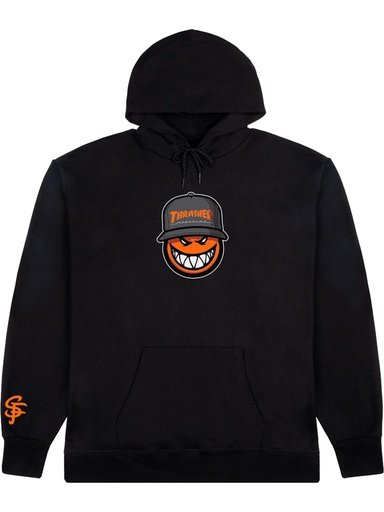 [ilu-clothes-real-138149-22850] Thrasher - Thrasher x Spitfire SF Loc Hoodie - Black