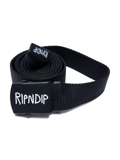 [ilu-clothes-real-133953-23192] RipnDip - Logo Web Belt - Black