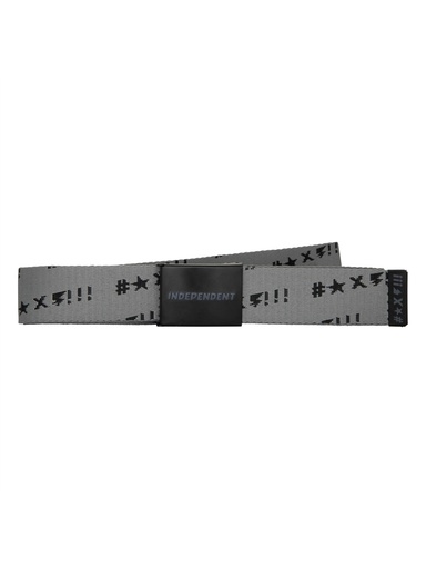 [ilu-clothes-real-137389-23194] Independent - Exclamation Web Belt - Black