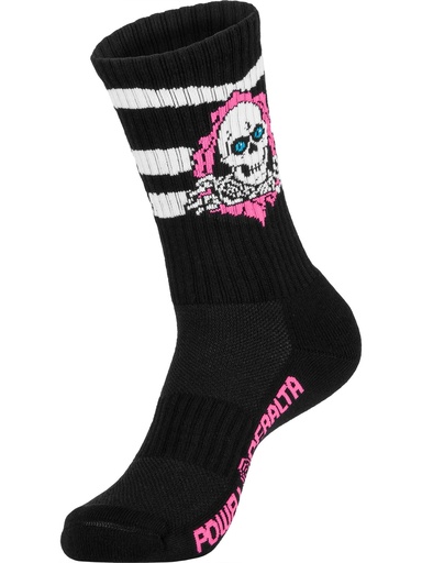[ilu-clothes-real-142873-23207] Powell Peralta - Ripper Stripes Socks - Black/Pink