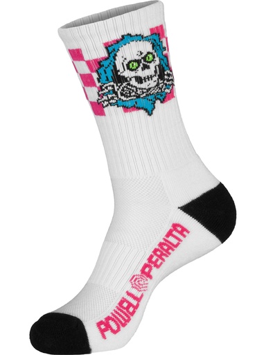 [ilu-clothes-real-142878-23211] Powell Peralta - Ripper Checker Stripes Socks - Blue/Pink/White