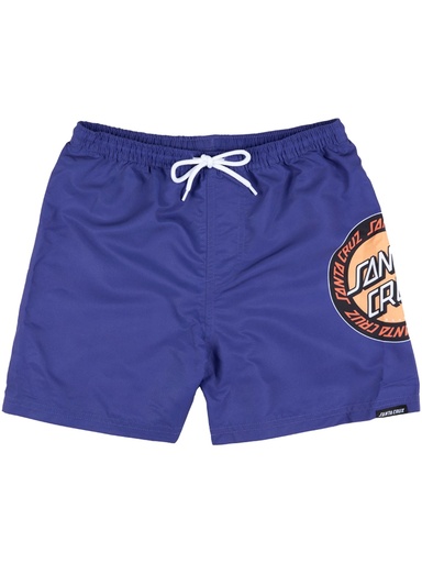 [ilu-clothes-real-119474-23605] Santa Cruz - Outer Ringed Dot Kids Swimshort - Navy Blue
