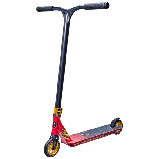 [cen_500096] Lucky Jon Marco Gaydos Signature Trottinette Freestyle - Rouge/Or/Noir