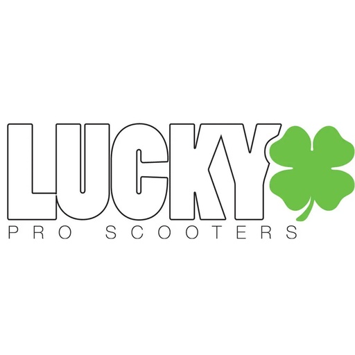[cen_LUCKYWHITE] Lucky Blanc Autocollant Trottinette Freestyle - Blanc