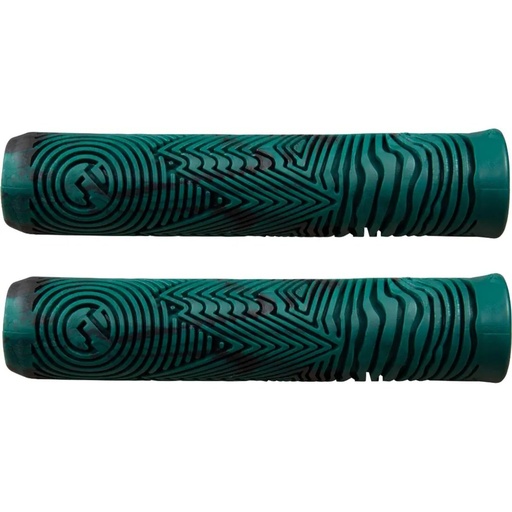 [cen_NOR-GRP-200-GRN] North Industry Poignées Trottinette Freestyle - Black/Forest Swirl