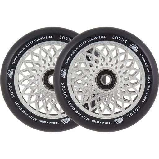 [cen_RI945] Root Lotus Dual Wide Roues Trottinette Freestyle Pack de 2 - Raw - 120mm