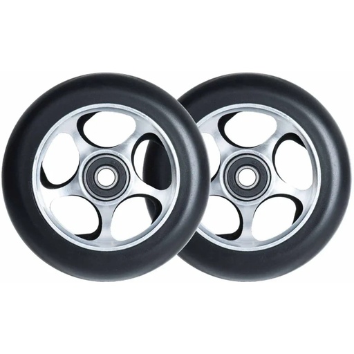 [cen_RIREENTRY] Root Re-Entry Roues Trottinette Freestyle Pack de 2 - Noir - 100mm