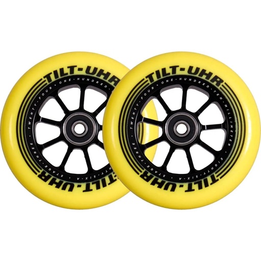 [cen_05-15-490] Tilt UHR Roues Trottinette Freestyle - Jaune - 110mm
