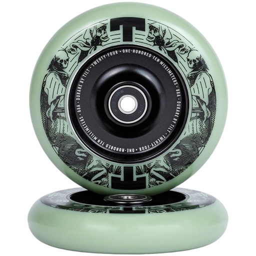 [cen_05-29-310] Tilt Durare Selects Phantom Roues Trottinette Freestyle - Vert - 110mm