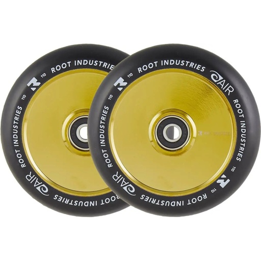 [cen_RI9350759055174] Root Air 110mm Roues Trottinette Freestyle Pack de 2 - Gold Rush - 110mm