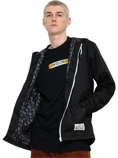 Santa Cruz - Beach Bum Hand Jacket - Black