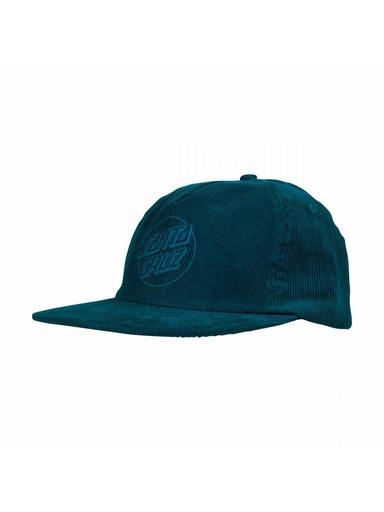 [ilu-clothes-real-141703-26063] Santa Cruz - Opus Dot Snapback Corduroy Cap - Teal